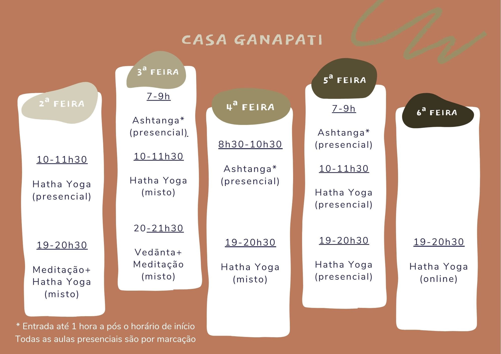 Horário Casa Ganapati 20_21